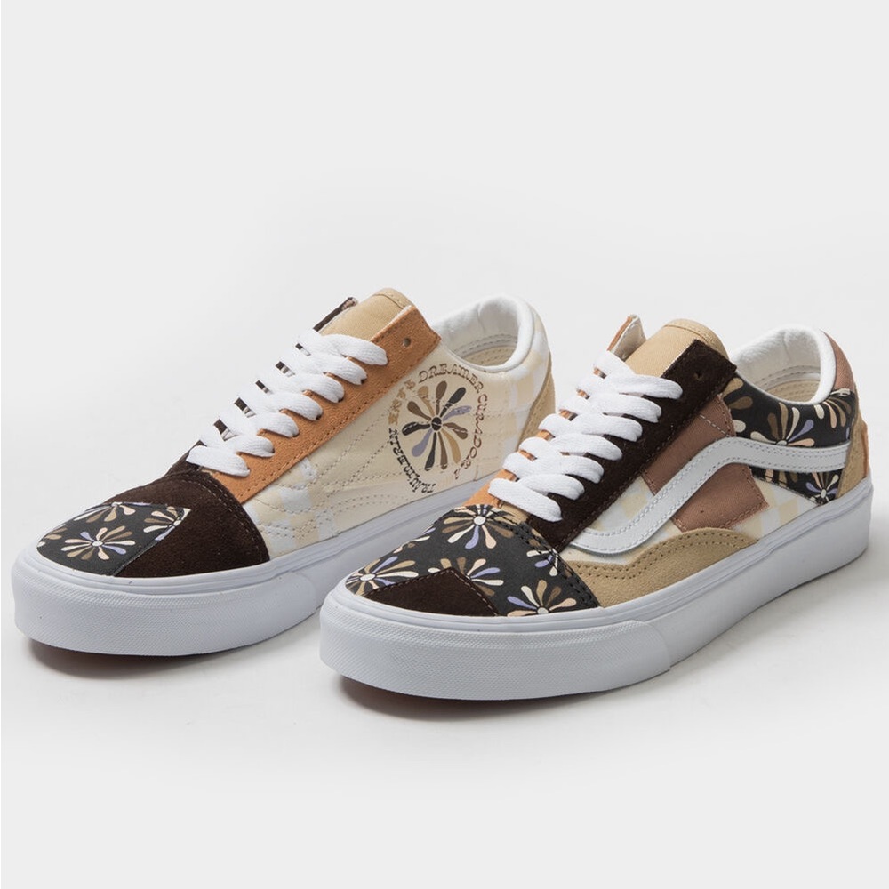 Limited Edition VANS x Divine Energy Old Skool Patchwork Womens Shoes